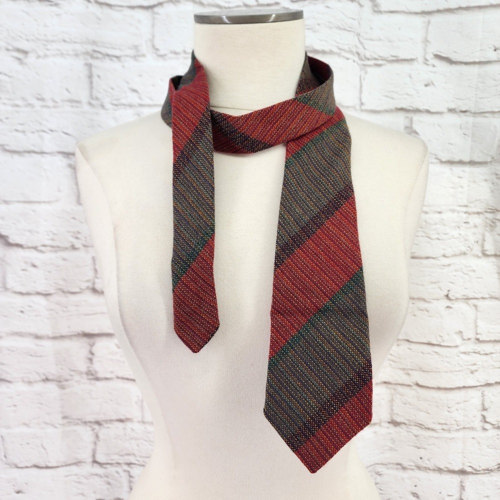 Edinburgh Woolen Mill Mens‎ Tie 100% Wool Made In Scotland Classic Professional